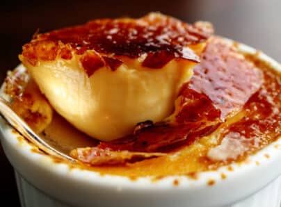 CRÊME brulée à l&rsquo;absinthe