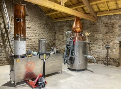 L&rsquo;installation de l&rsquo;alambic